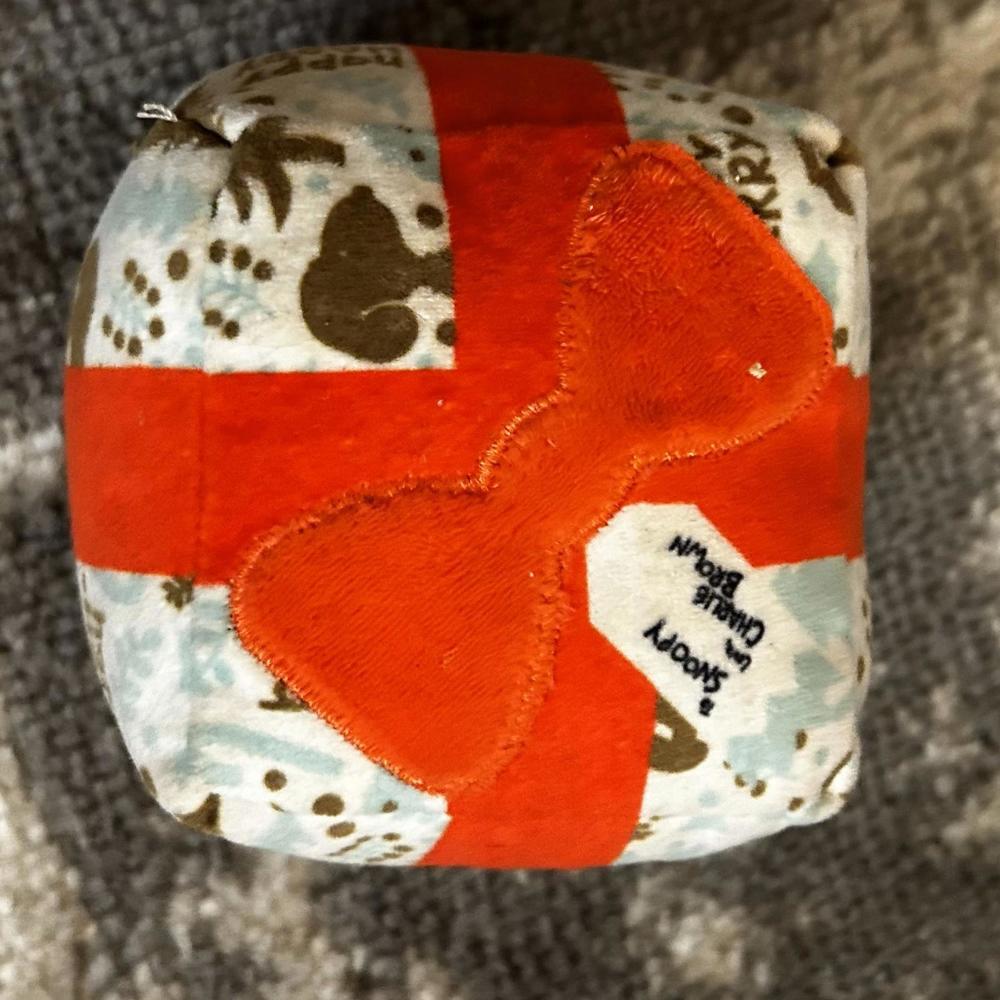 Bark Box Peanuts Snoopy Theme Christmas Gift Dog Toy